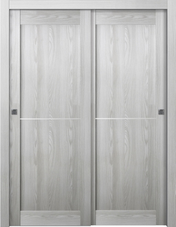 AVON 07 1H RIBEIRA ASH BYPASS BELLDINNI MODERN INTERIOR DOOR - 1