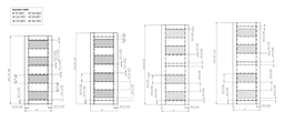 DELLA VETRO BIANCO NOBLE SWING BELLDINNI MODERN INTERIOR DOOR - 7