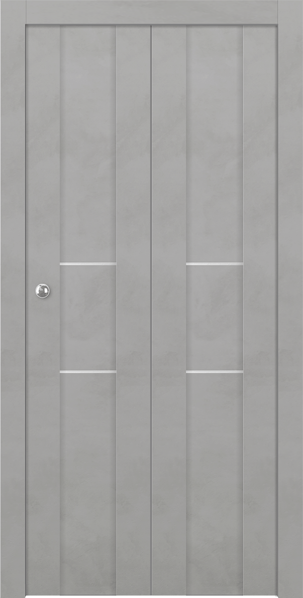 AVON 01 2H LIGHT URBAN BI-FOLD BELLDINNI MODERN INTERIOR DOOR - 1