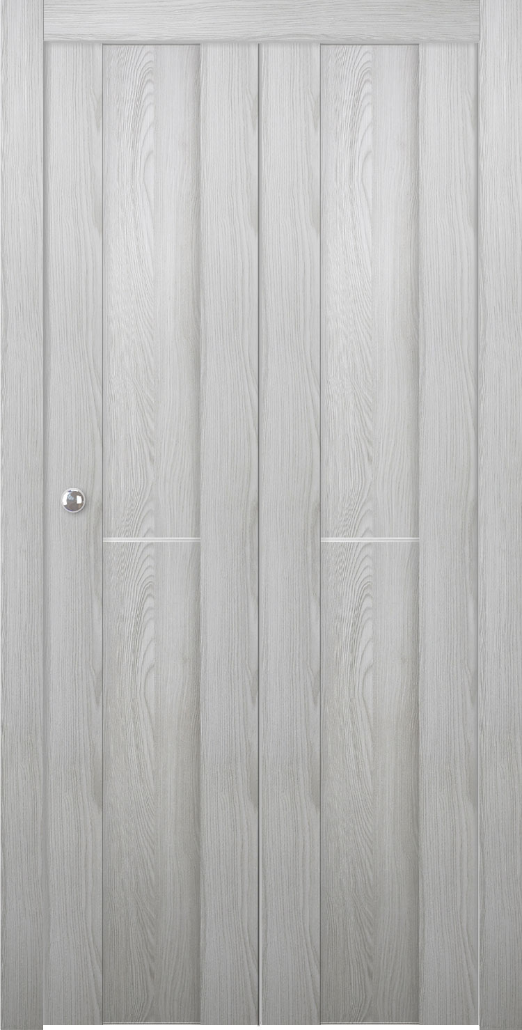 AVON 01 1H RIBEIRA ASH BI-FOLD BELLDINNI MODERN INTERIOR DOOR - 1