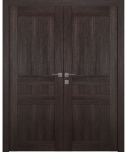 AVON 07 2R VERALINGA OAK DOUBLE BELLDINNI MODERN INTERIOR DOOR - 1