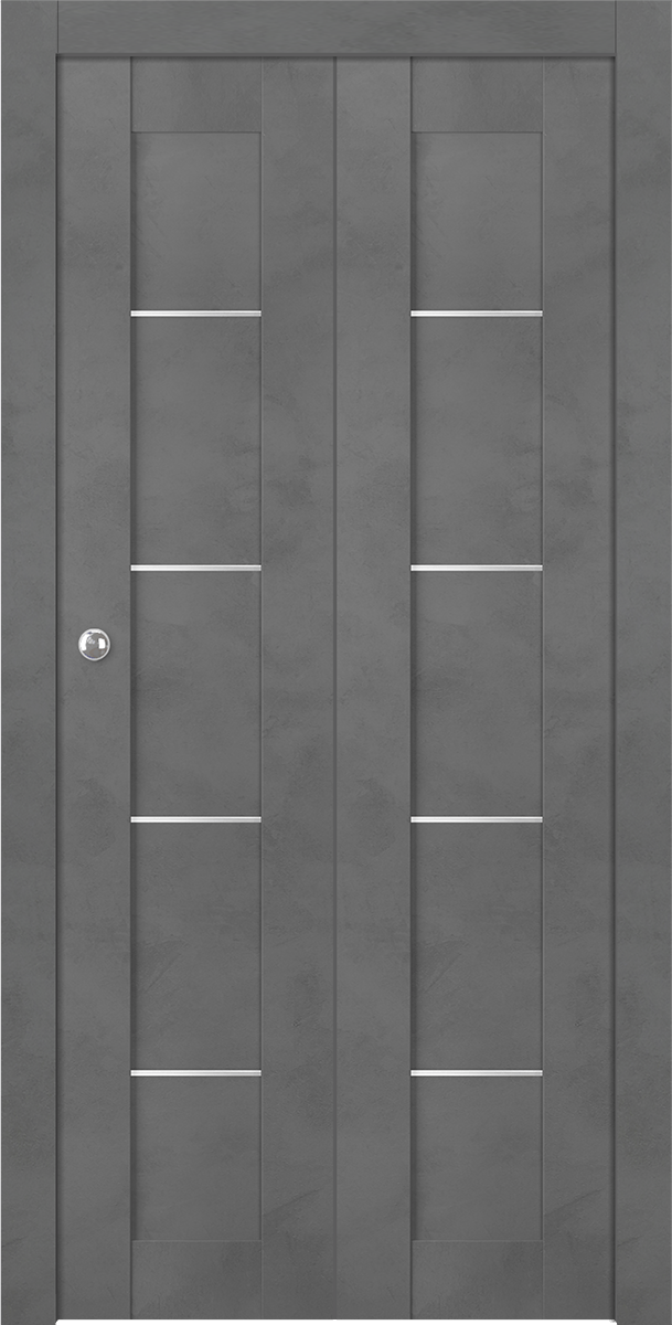 AVON 07 4H DARK URBAN BI-FOLD BELLDINNI MODERN INTERIOR DOOR - 1