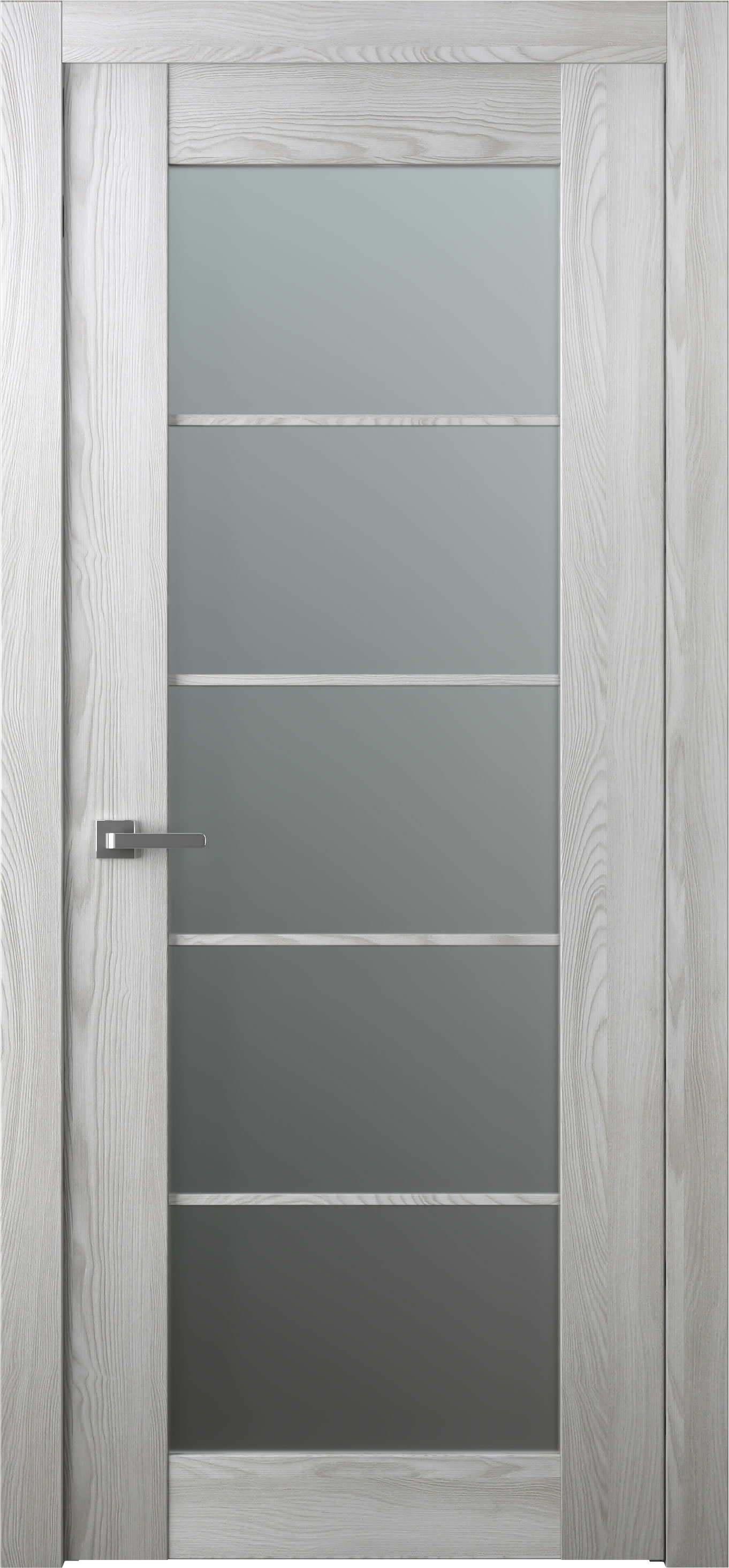 AVON 5 LITE VETRO RIBEIRA ASH SWING BELLDINNI MODERN INTERIOR DOOR - 1