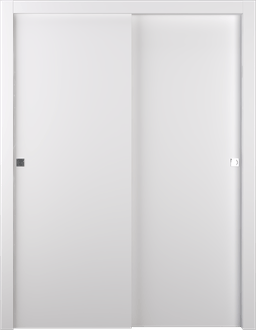 OPTIMA 2V SNOW WHITE BYPASS DOORS BELLDINNI MODERN INTERIOR DOOR - 1