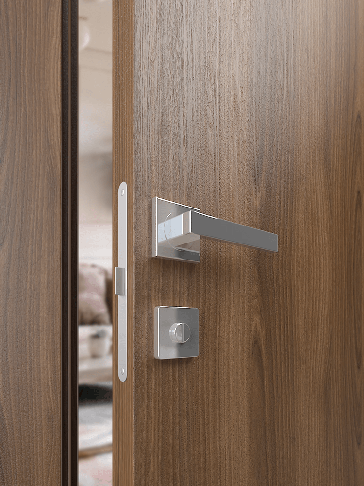 OPTIMA 4H PECAN NUTWOOD BYPASS DOORS BELLDINNI MODERN INTERIOR DOOR - 3