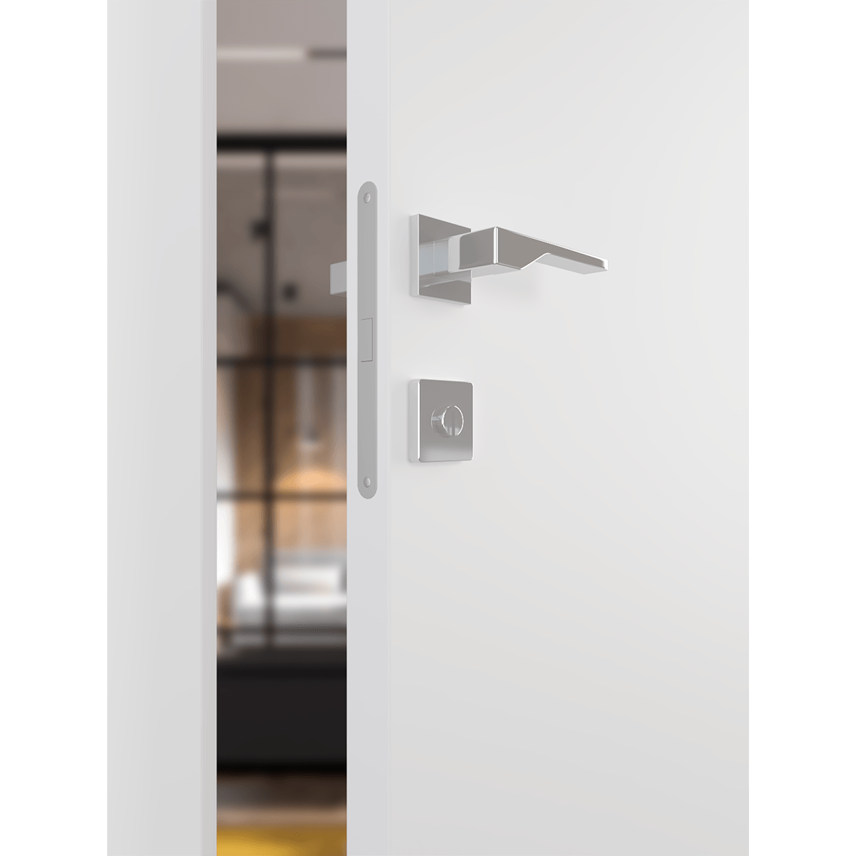 SMART PRO 2H POLAR WHITE POCKET BELLDINNI MODERN INTERIOR DOOR - 2