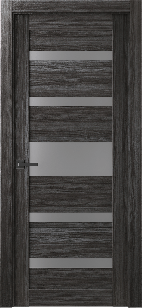 GINA VETRO GRAY OAK SWING DOORS BELLDINNI MODERN INTERIOR DOOR - 1