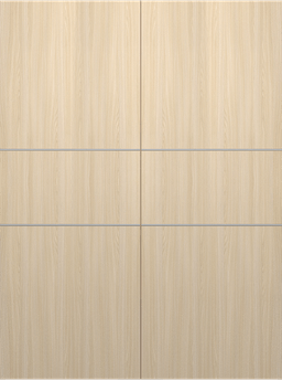 OPTIMA 2H LOIRE ASH DOUBLE BARN DOORS BELLDINNI MODERN INTERIOR DOOR - 2