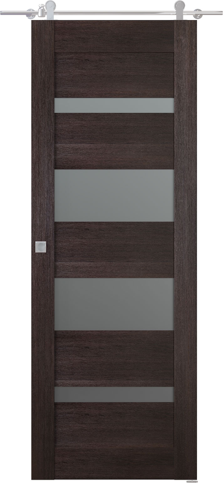 AVON 07-01 VETRO VERALINGA OAK BARN BELLDINNI MODERN INTERIOR DOOR - 1