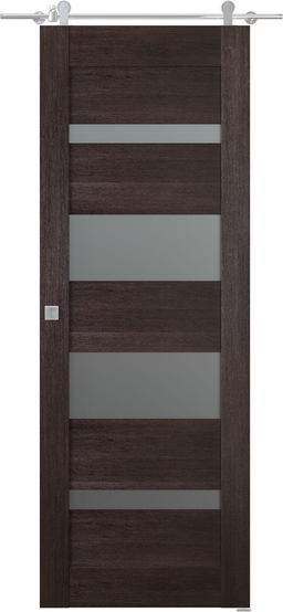 AVON 07-01 VETRO VERALINGA OAK BARN BELLDINNI MODERN INTERIOR DOOR - 1