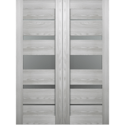AVON 07-03 VETRO RIBEIRA ASH DOUBLE BELLDINNI MODERN INTERIOR DOOR - 2