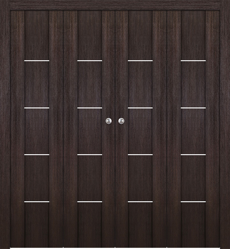AVON 01 4H VERALINGA OAK DOUBLE BI-FOLD BELLDINNI MODERN INTERIOR DOOR - 1
