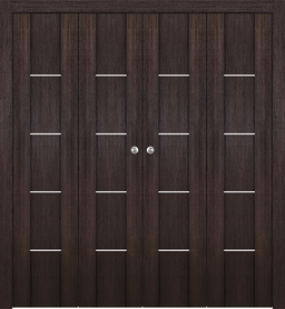 AVON 01 4H VERALINGA OAK DOUBLE BI-FOLD BELLDINNI MODERN INTERIOR DOOR - 1