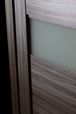 ROMI VETRO GRAY OAK BYPASS BELLDINNI MODERN INTERIOR DOOR - 4