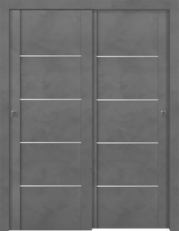 AVON 01 4H DARK URBAN BYPASS DOORS BELLDINNI MODERN INTERIOR DOOR - 1