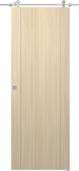 OPTIMA 2U LOIRE ASH DOUBLE BARN DOORS BELLDINNI MODERN INTERIOR DOOR - 1