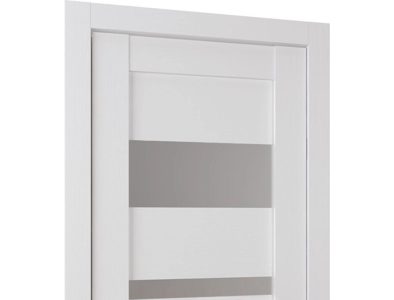 LETI VETRO SNOW WHITE BARN BELLDINNI MODERN INTERIOR DOOR - 2