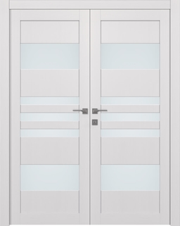 LETI VETRO BIANCO NOBLE CLOSET BELLDINNI MODERN INTERIOR DOOR - 1