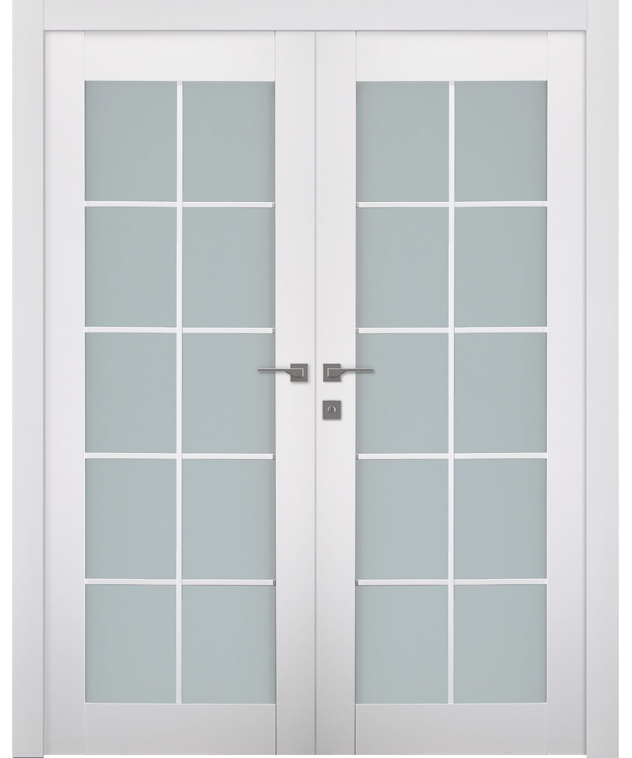 SMART PRO 10 LITE VETRO POLAR WHITE CLOSET BELLDINNI MODERN INTERIOR DOOR - 1