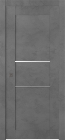 AVON 07 2H DARK URBAN POCKET BELLDINNI MODERN INTERIOR DOOR - 1
