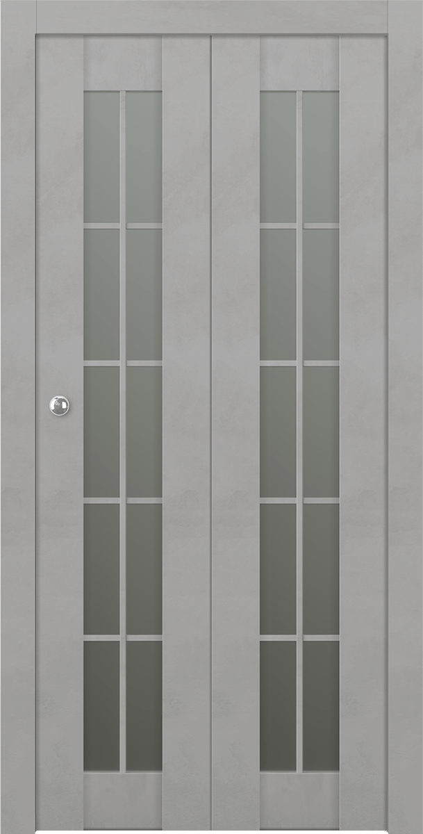 AVON 10 LITE VETRO LIGHT URBAN BI-FOLD BELLDINNI MODERN INTERIOR DOOR - 1