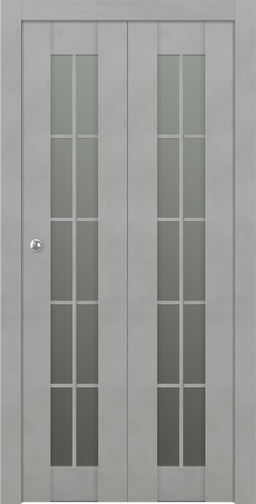 AVON 10 LITE VETRO LIGHT URBAN BI-FOLD BELLDINNI MODERN INTERIOR DOOR - 1