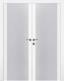 PALLADIO 202 VETRO BIANCO NOBLE CLOSET BELLDINNI MODERN INTERIOR DOOR - 1