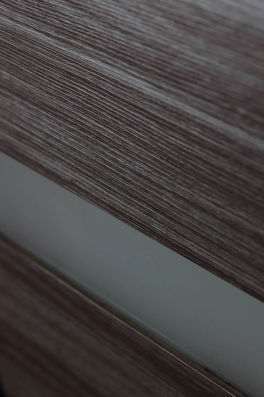 DORA VETRO GRAY OAK DOUBLE BI-FOLD BELLDINNI MODERN INTERIOR DOOR - 3