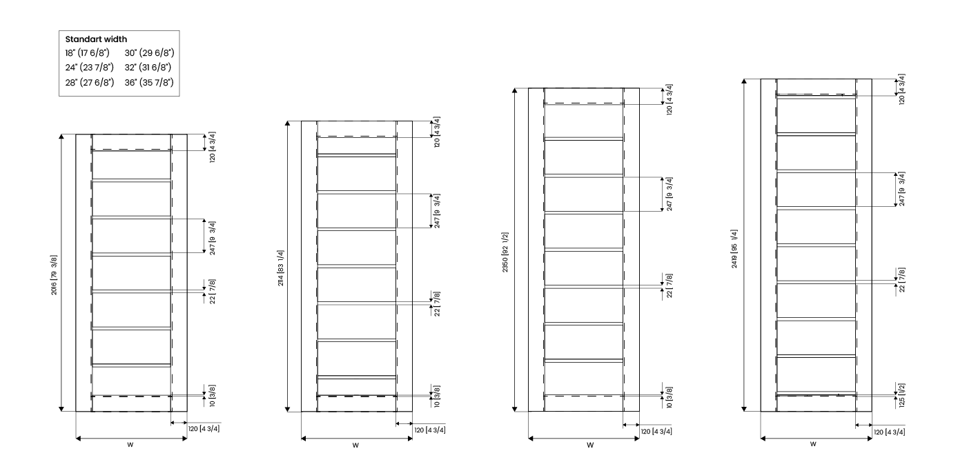 ALDA BIANCO NOBLE BYPASS BELLDINNI MODERN INTERIOR DOOR - 5