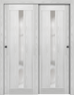 AVON 101 VETRO RIBEIRA ASH BYPASS DOORS BELLDINNI MODERN INTERIOR DOOR - 1