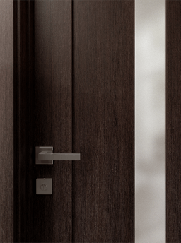 AVON 101 VETRO VERALINGA OAK DOUBLE POCKET BELLDINNI MODERN INTERIOR DOOR - 2