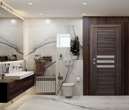 DOME VETRO GRAY OAK SWING BELLDINNI MODERN INTERIOR DOOR - 2