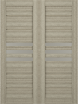DOME VETRO SHAMBOR DOUBLE BARN BELLDINNI MODERN INTERIOR DOOR - 2