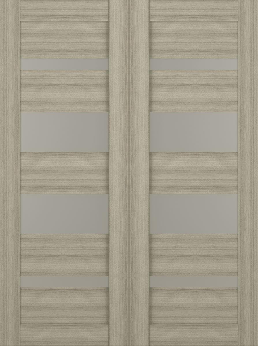 MIRELLA VETRO SHAMBOR DOUBLE BARN BELLDINNI MODERN INTERIOR DOOR - 2