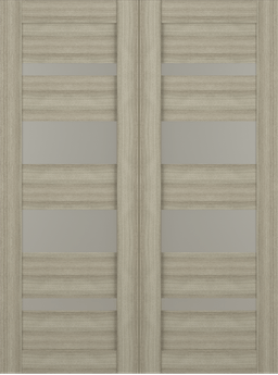 MIRELLA VETRO SHAMBOR DOUBLE BARN BELLDINNI MODERN INTERIOR DOOR - 2