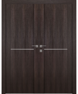 AVON 01 1H VERALINGA OAK DOUBLE BELLDINNI MODERN INTERIOR DOOR - 1