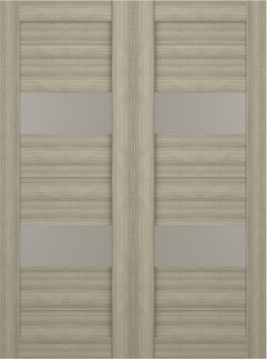 VITA VETRO SHAMBOR DOUBLE BARN BELLDINNI MODERN INTERIOR DOOR - 2