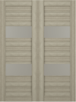 VITA VETRO SHAMBOR DOUBLE BARN BELLDINNI MODERN INTERIOR DOOR - 2