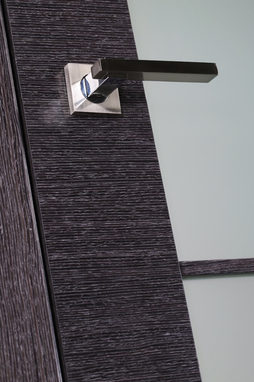 AVANTI 5 LITE VETRO BLACK APRICOT POCKET BELLDINNI MODERN INTERIOR DOOR - 4
