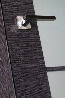 AVANTI 5 LITE VETRO BLACK APRICOT POCKET BELLDINNI MODERN INTERIOR DOOR - 4