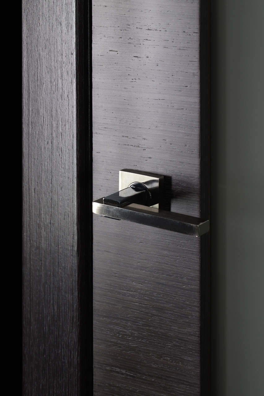AVANTI 207 VETRO BLACK APRICOT DOUBLE BELLDINNI MODERN INTERIOR DOOR - 4