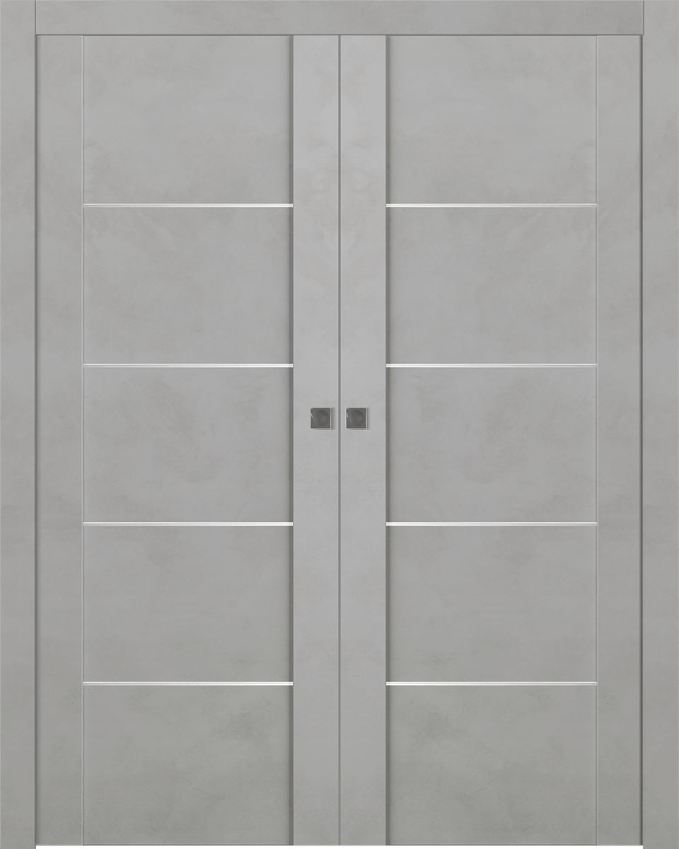 AVON 01 4H LIGHT URBAN DOUBLE POCKET DOORS BELLDINNI MODERN INTERIOR DOOR - 1