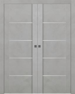 AVON 01 4H LIGHT URBAN DOUBLE POCKET DOORS BELLDINNI MODERN INTERIOR DOOR - 1