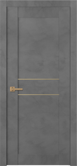 AVON 07 2HN GOLD DARK URBAN SWING BELLDINNI MODERN INTERIOR DOOR - 1