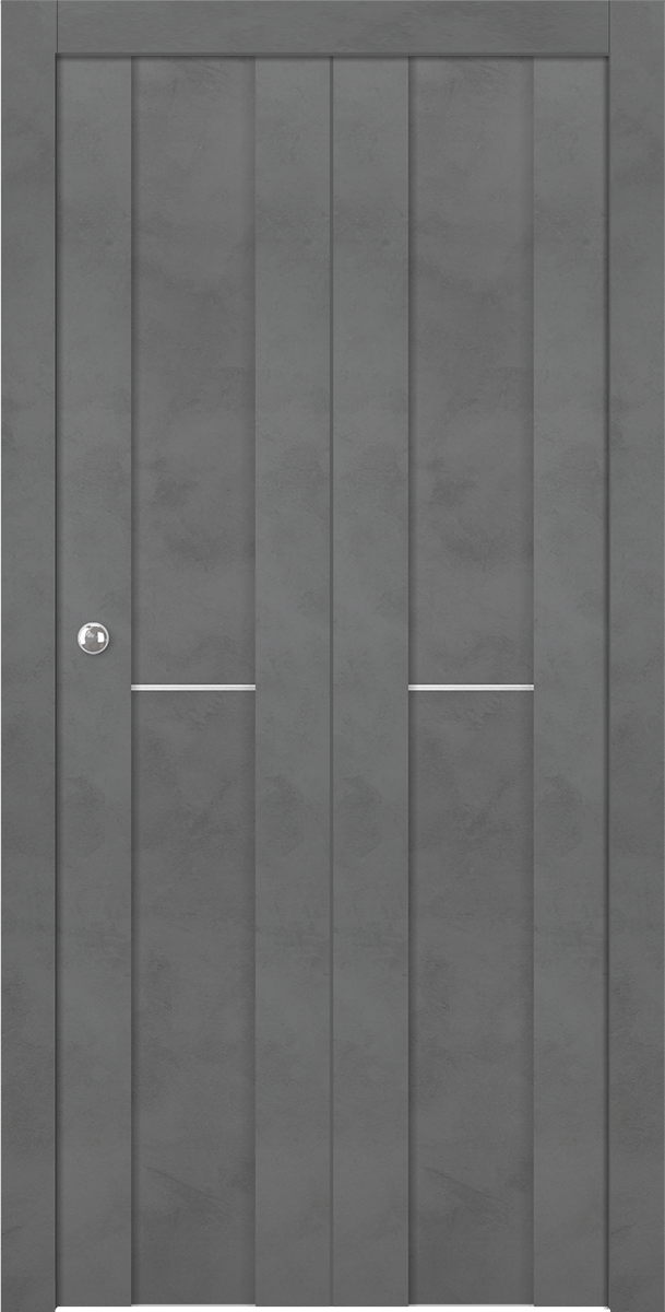 AVON 01 1H DARK URBAN BI-FOLD BELLDINNI MODERN INTERIOR DOOR - 1