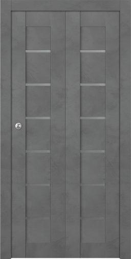 AVON 07-02 VETRO DARK URBAN BI-FOLD BELLDINNI MODERN INTERIOR DOOR - 1