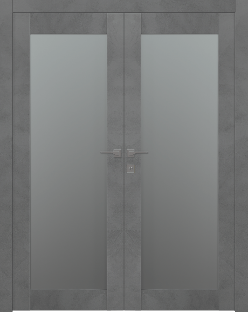 AVON 207 VETRO DARK URBAN CLOSET BELLDINNI MODERN INTERIOR DOOR - 1