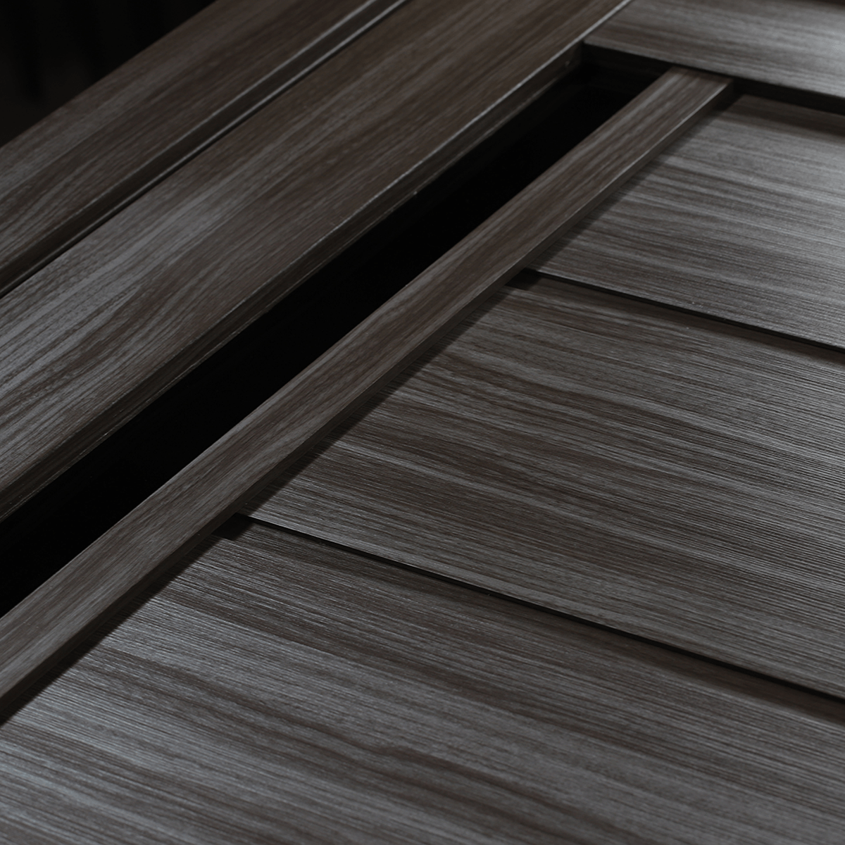 Esta Black Vetro Gray Oak Swing Belldinni Modern Interior Door - 4