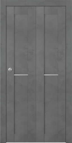 AVON 07 1H DARK URBAN BI-FOLD BELLDINNI MODERN INTERIOR DOOR - 1