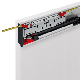 PALLADIO 2V BLACK BIANCO NOBLE DOUBLE MAGIC DOORS BELLDINNI MODERN INTERIOR DOOR - 3